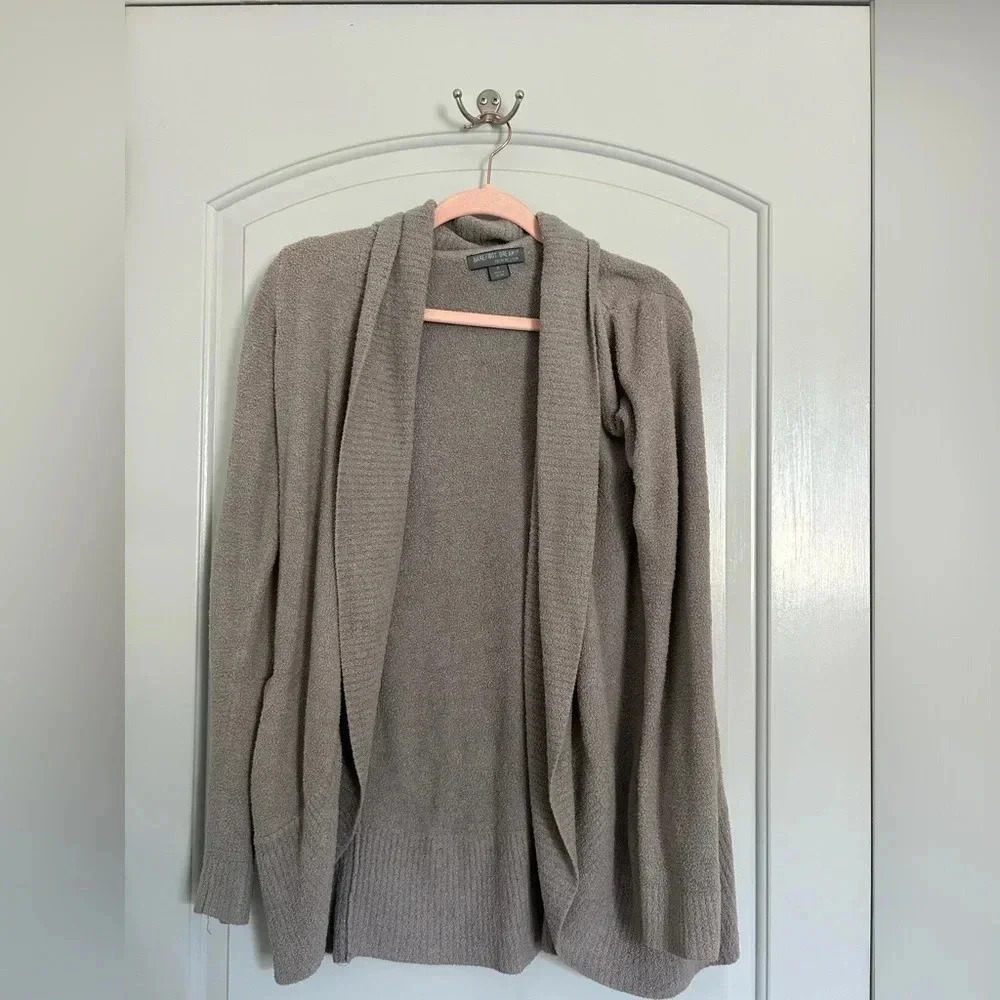 Barefoot Dreams Grey Open Front Cardigan Cozy Chic style 423 size small